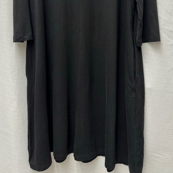 Black Knit Dress Relaxed Fit NWT -Small - Picture 2 of 5